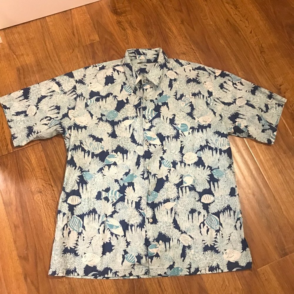 Tori Richard hawaiian Shirt sz L